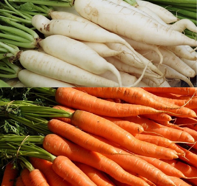 Reddish, Carrots